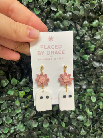 Daisy Ghost Earrings