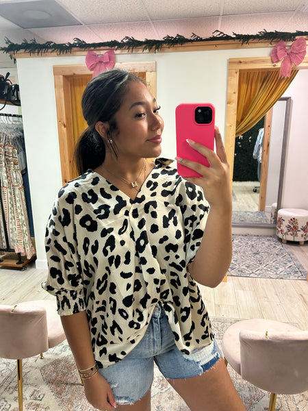 Cheetah Dreams Top