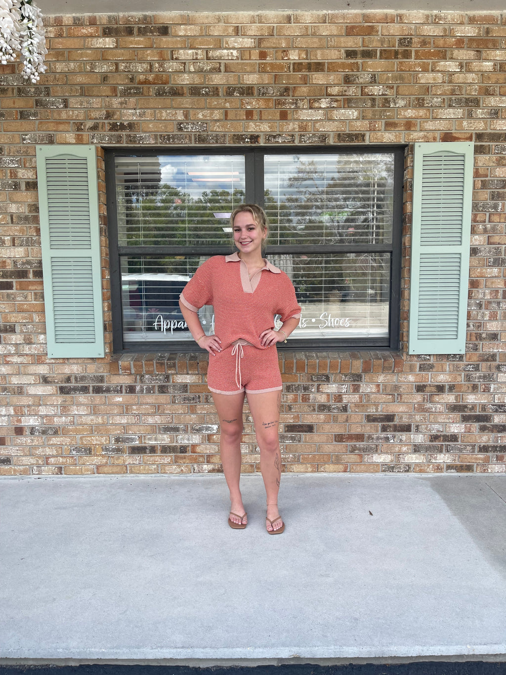 Sunset Striped Top