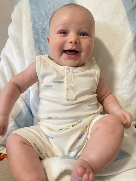 Nile Fish Romper