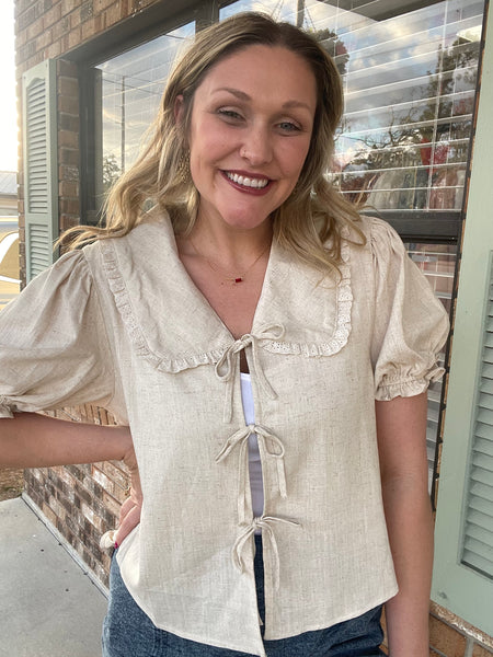 Cottage Tie Blouse