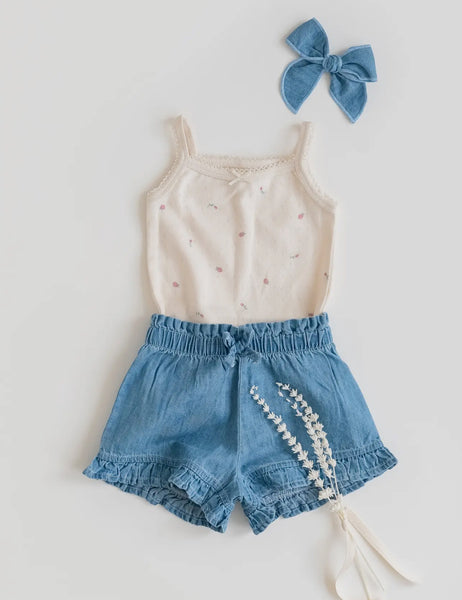 Callie Chambray Shorts
