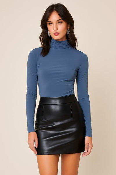 Blue Frost Turtleneck