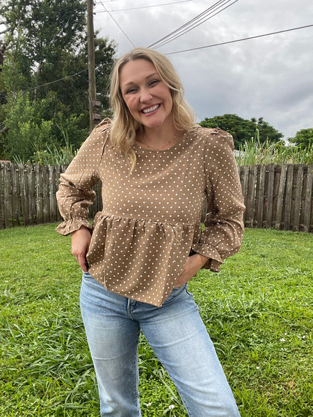 Autumn Dots Blouse