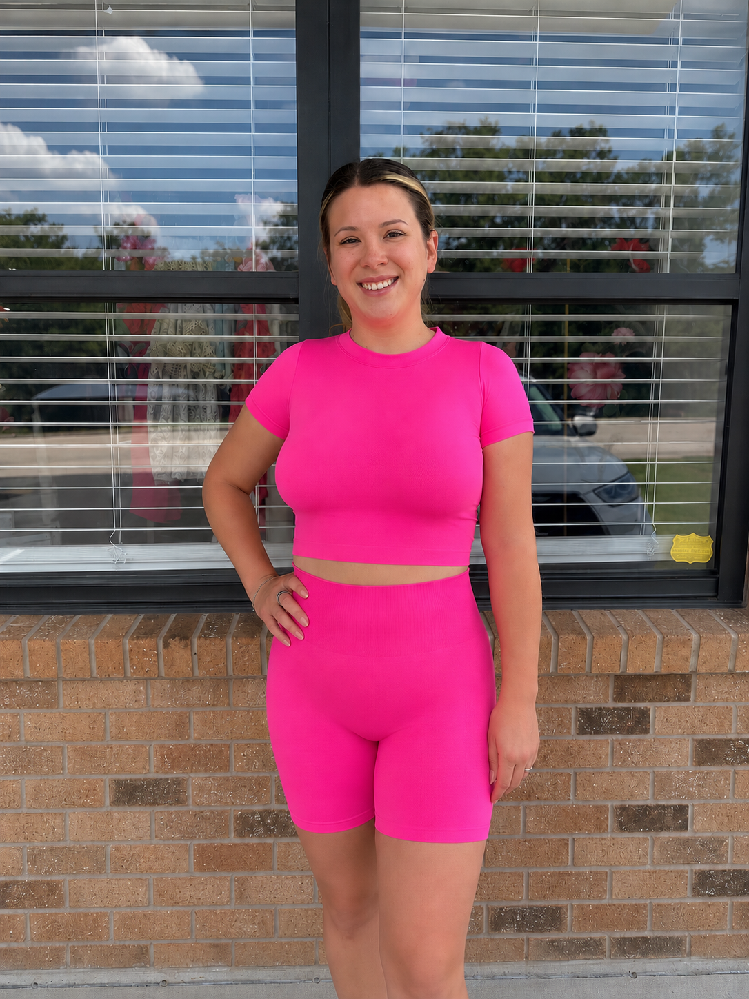Barbie Burn Hot Pink 2 Piece Set