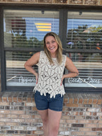 Sand-dollar Sparkle Top