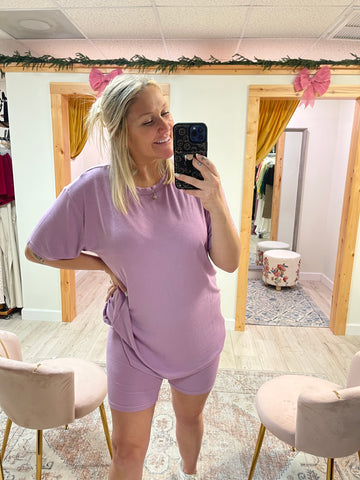 Lilac Rib Set