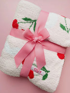 Cherry Plush Blanket