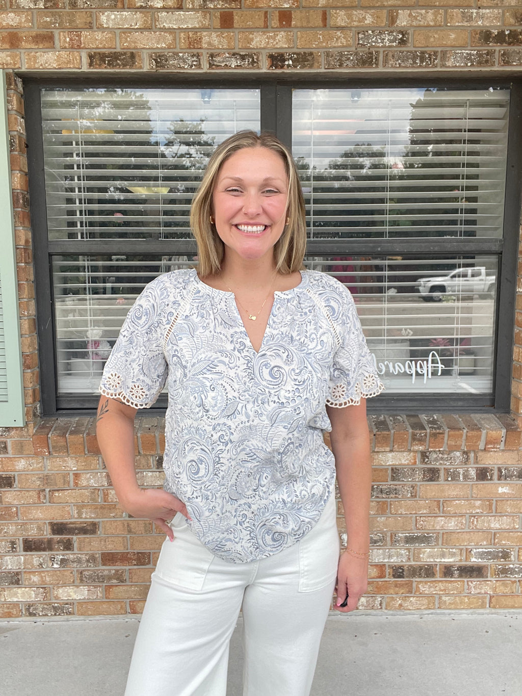 Garden Grace Lace Blouse