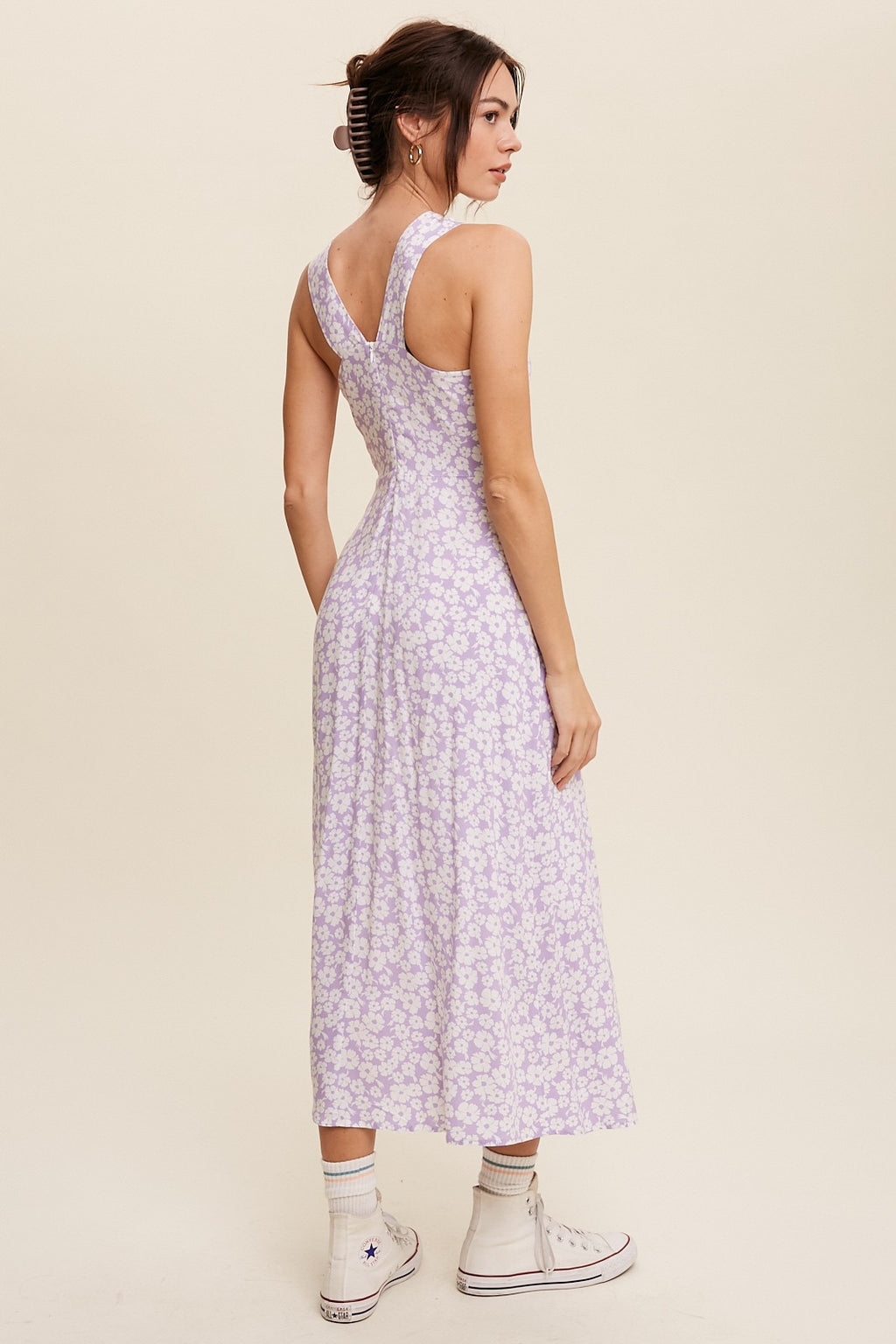 Ditsy Maxi Dress