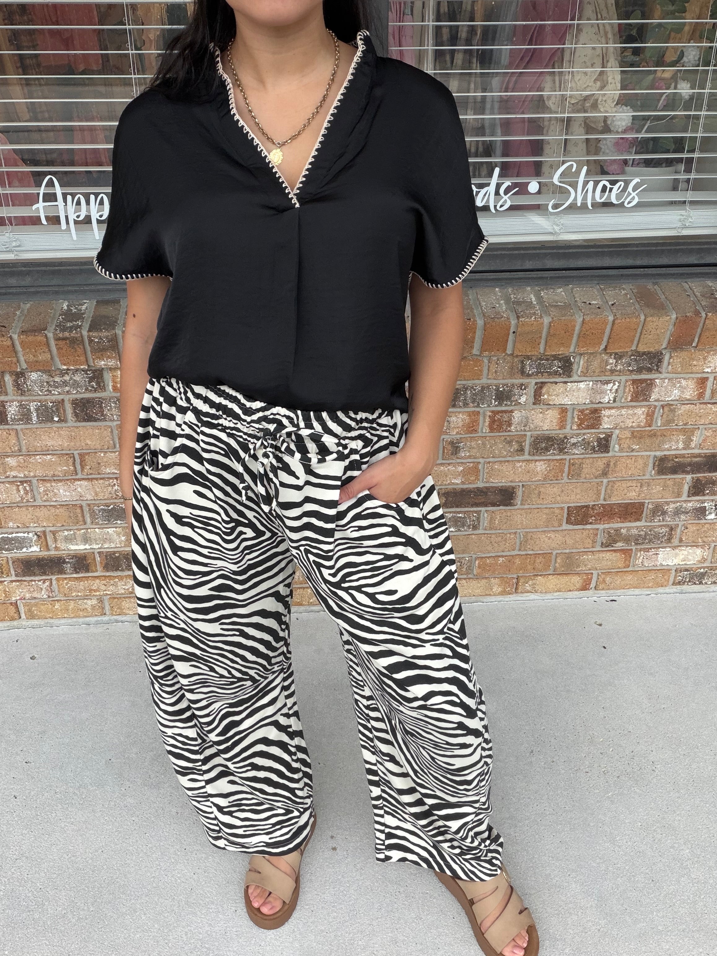Untamed Wild Print Pants