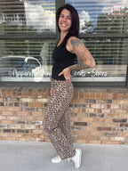 Leah Leopard Pants