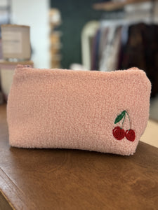 Fluffy Cherry Cosmetic Bag