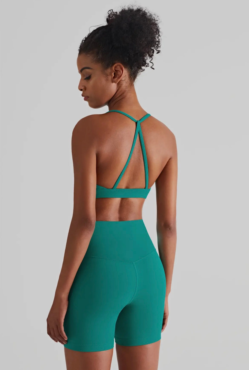 Apex Green Biker Shorts