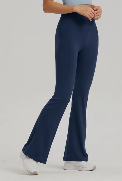 Navy Flow Flare Pants