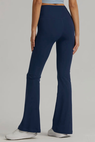 Navy Flow Flare Pants