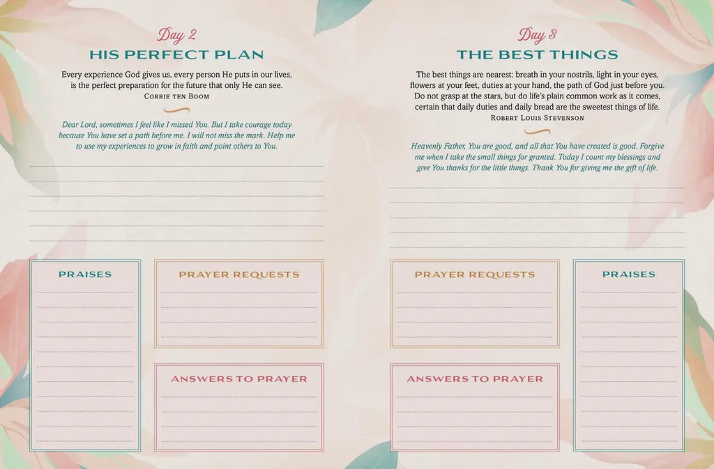 Prayer & Praise Tracker for Women.