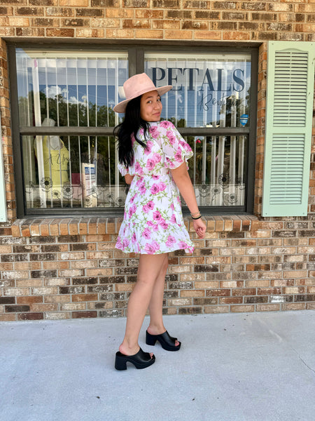 Betsy’s Flirty Mini Dress
