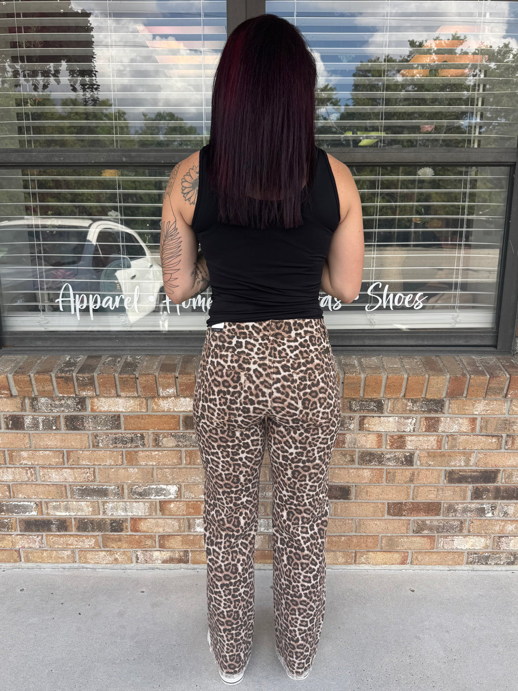 Leah Leopard Pants
