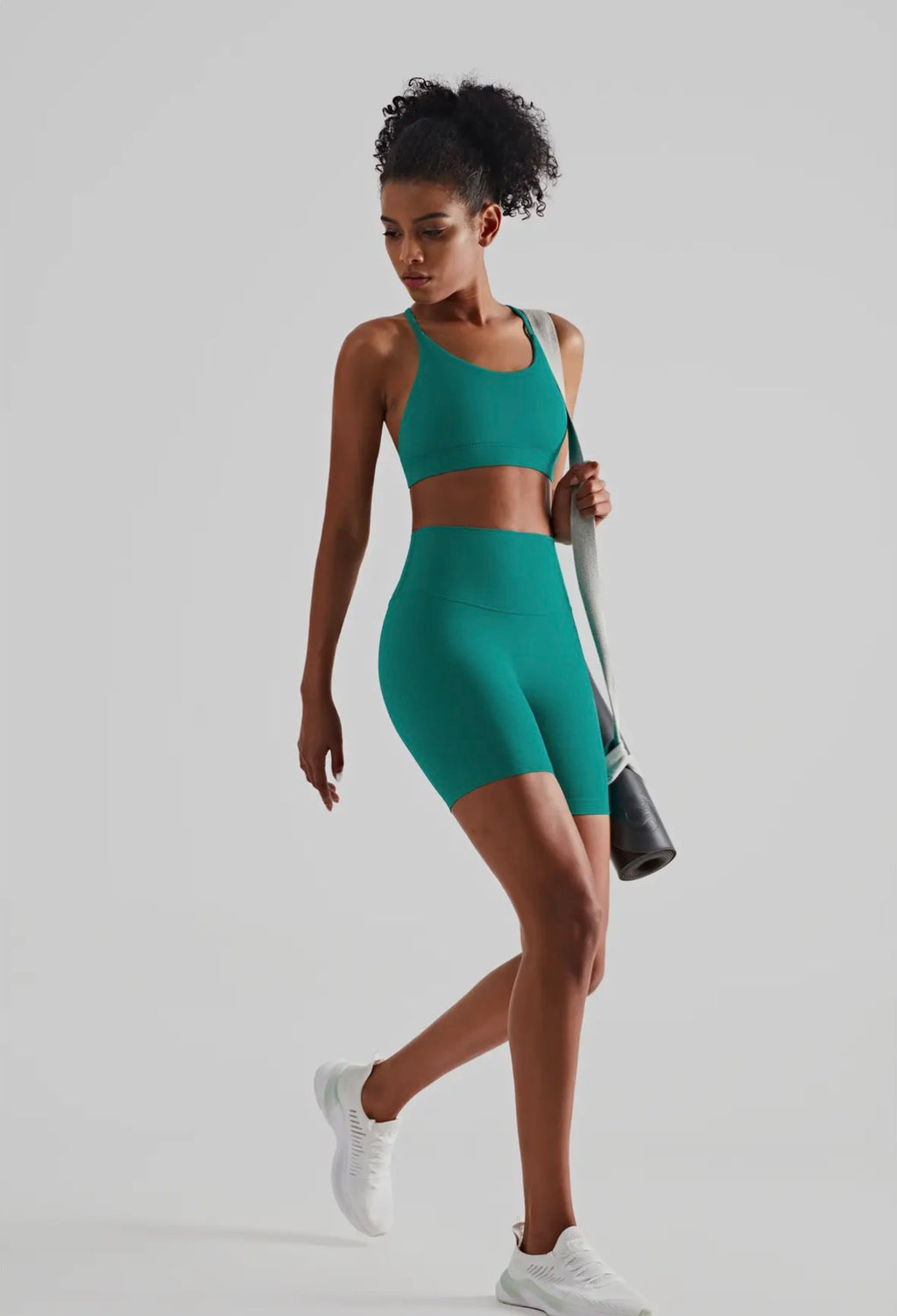 Apex Green Biker Shorts