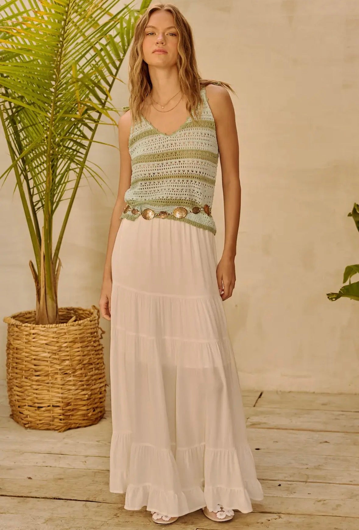 Coastal Calm Maxi Skirt