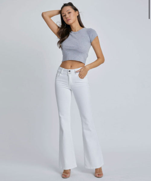 Willow White Flare Jeans