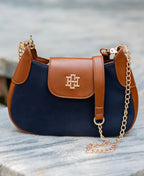 Leighton Navy Crossbody