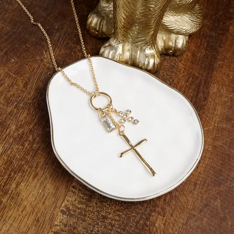 Cross Charm Necklace