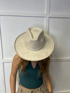 Velvet Curved Brim Fedoras