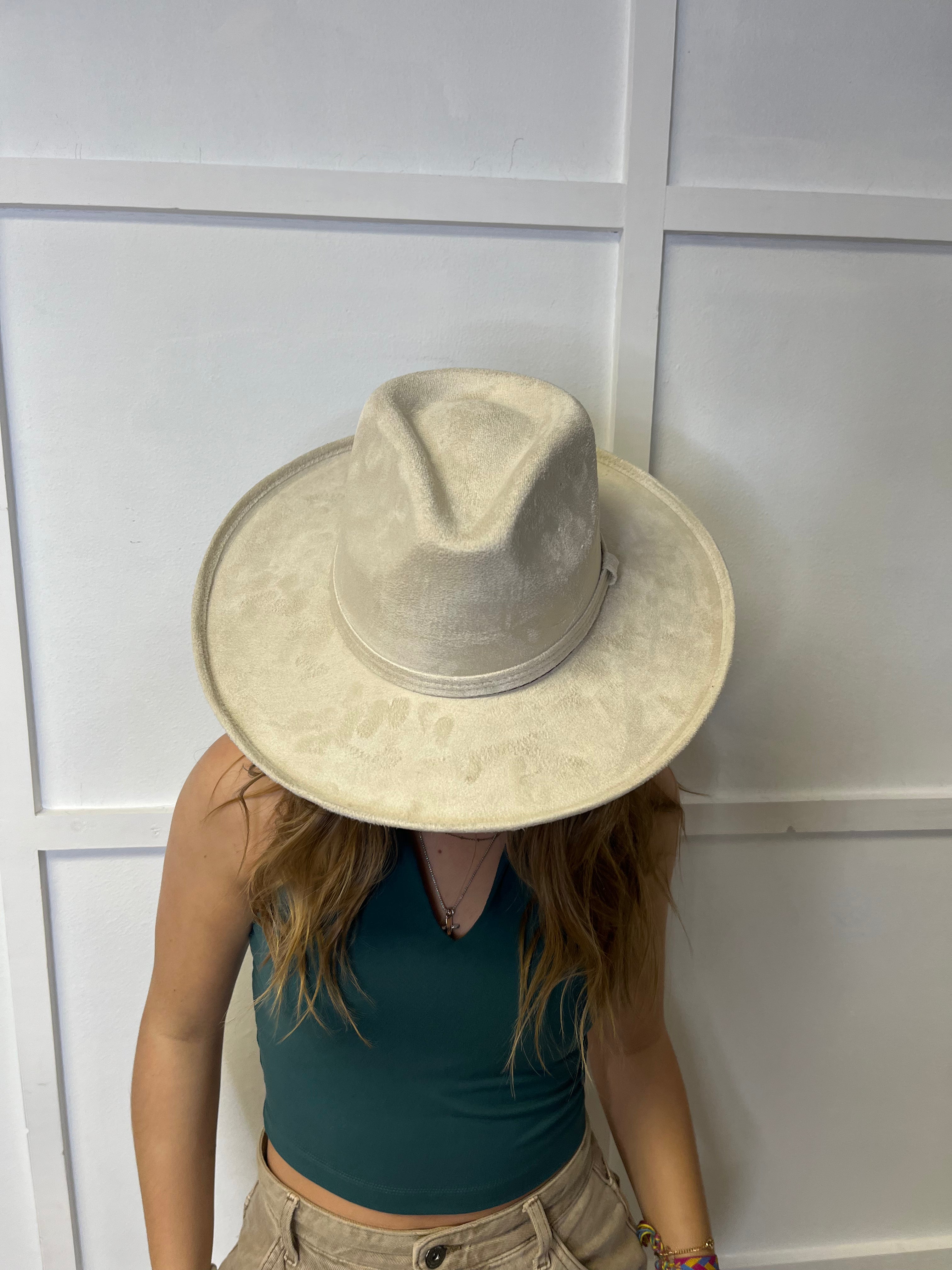 Velvet Curved Brim Fedoras