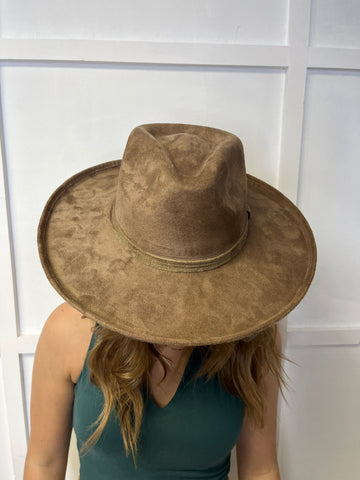 Velvet Curved Brim Fedoras