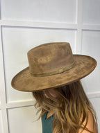Velvet Curved Brim Fedoras
