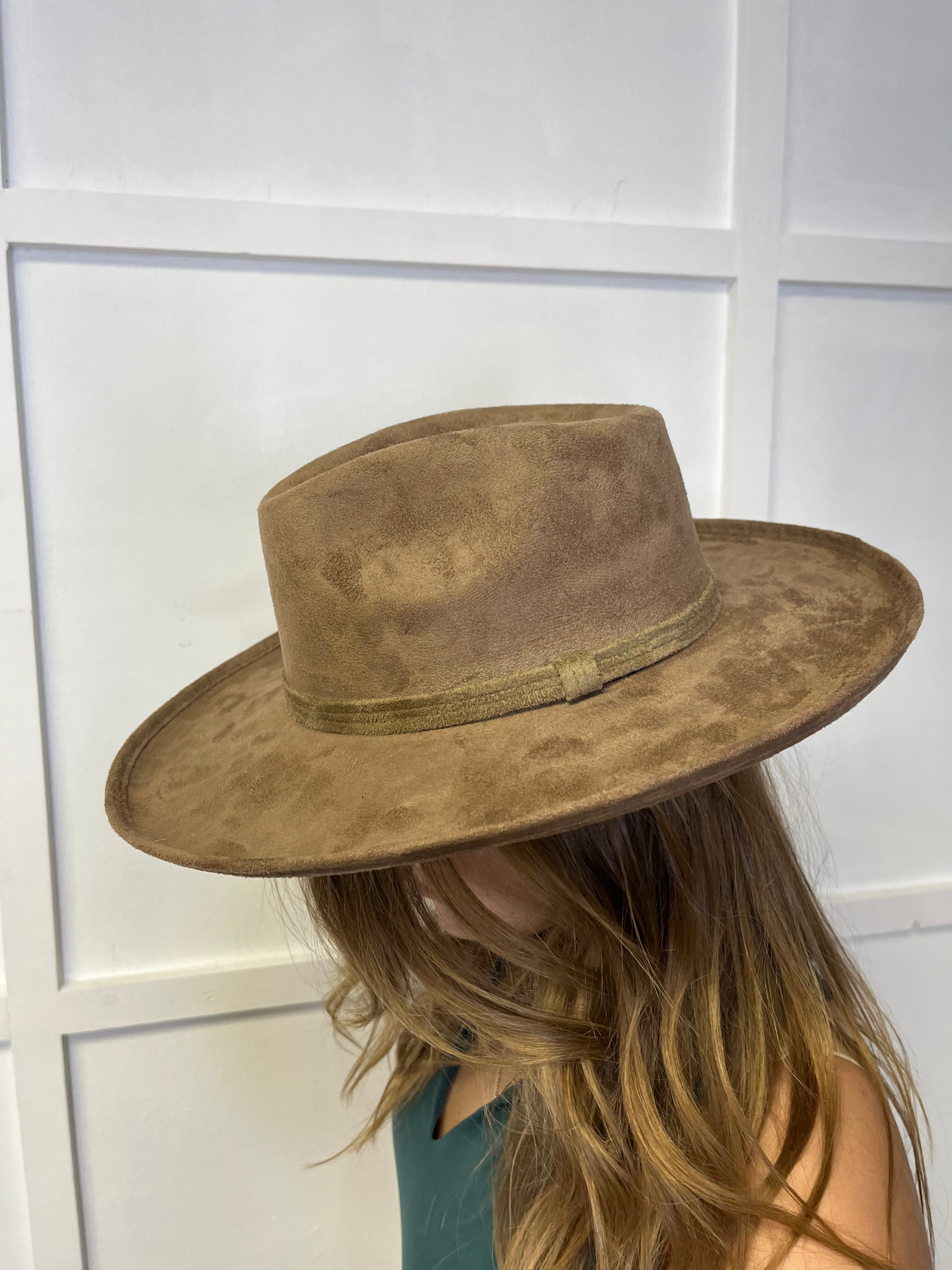 Velvet Curved Brim Fedoras