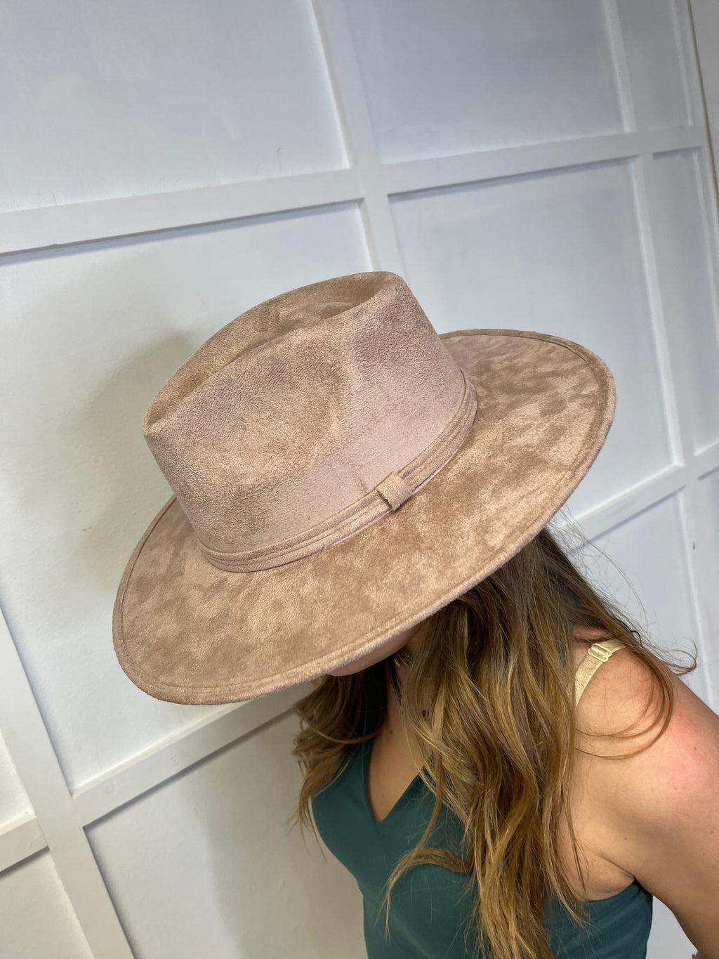 Velvet Flat Brim Fedoras