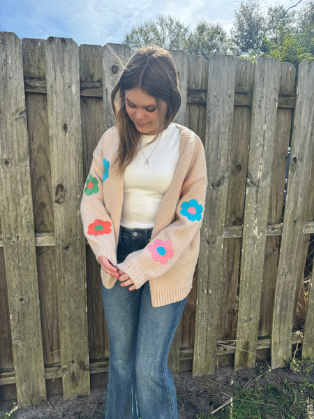 Flower Child Knit Sweater