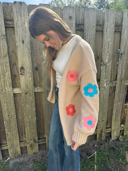 Flower Child Knit Sweater