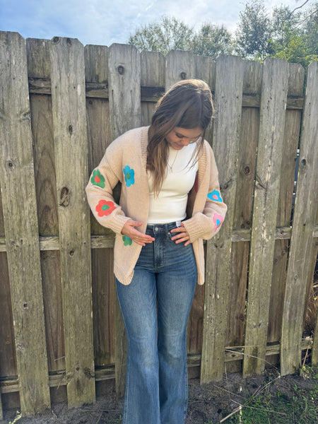 Flower Child Knit Sweater