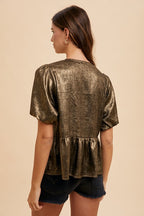 Golden Glow Blouse