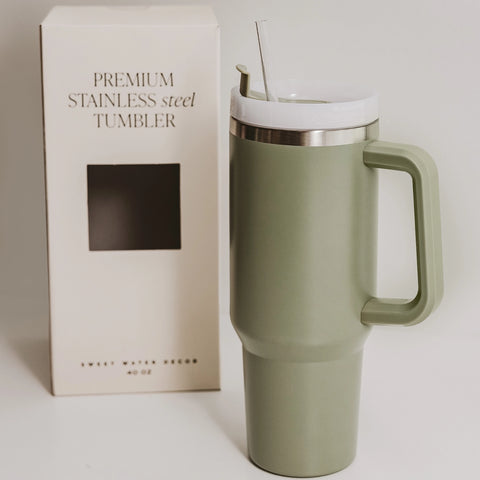 40oz Sage Green Tumbler