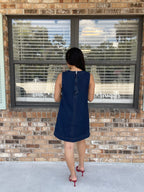 Effortless Denim Shift Dress