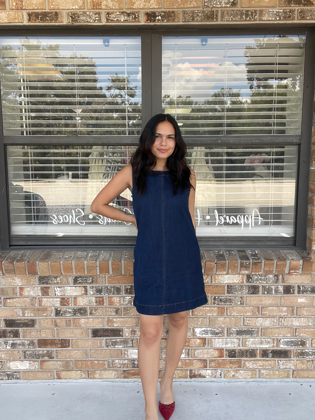 Effortless Denim Shift Dress