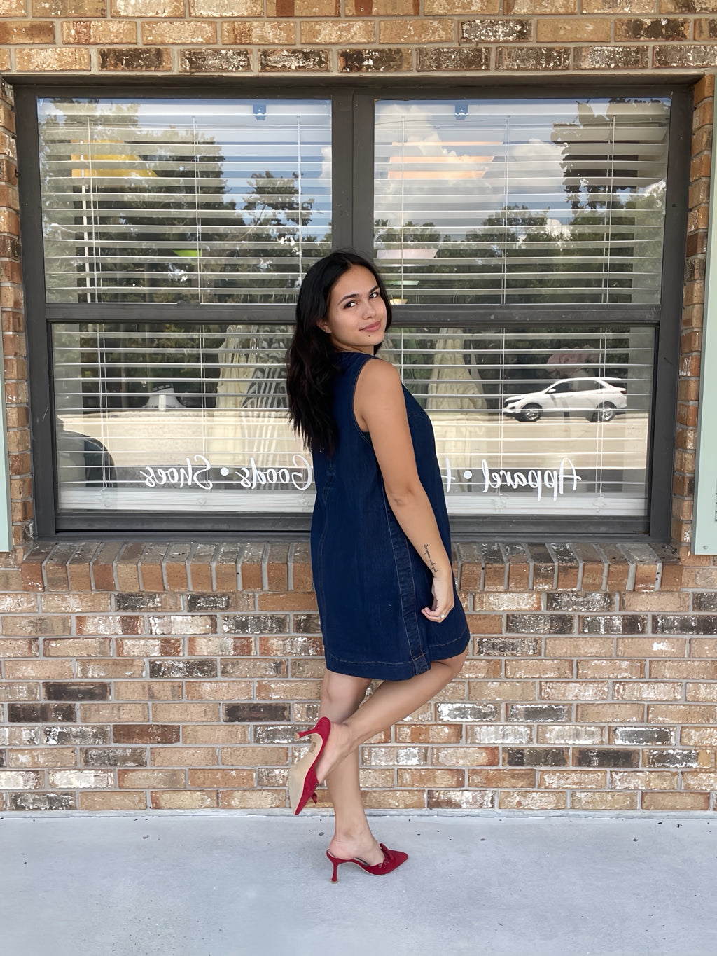 Effortless Denim Shift Dress