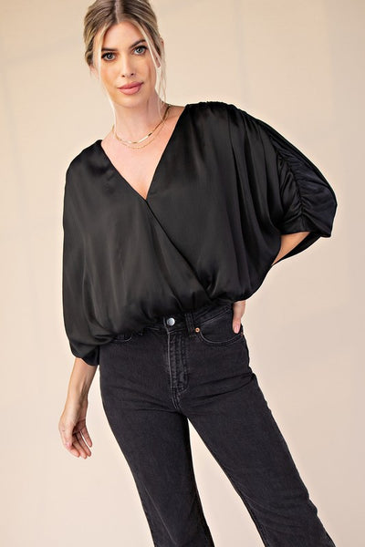 Classic Noir Blouse