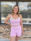 Pink Cloud Active Shorts