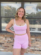 Pink Cloud Active Shorts