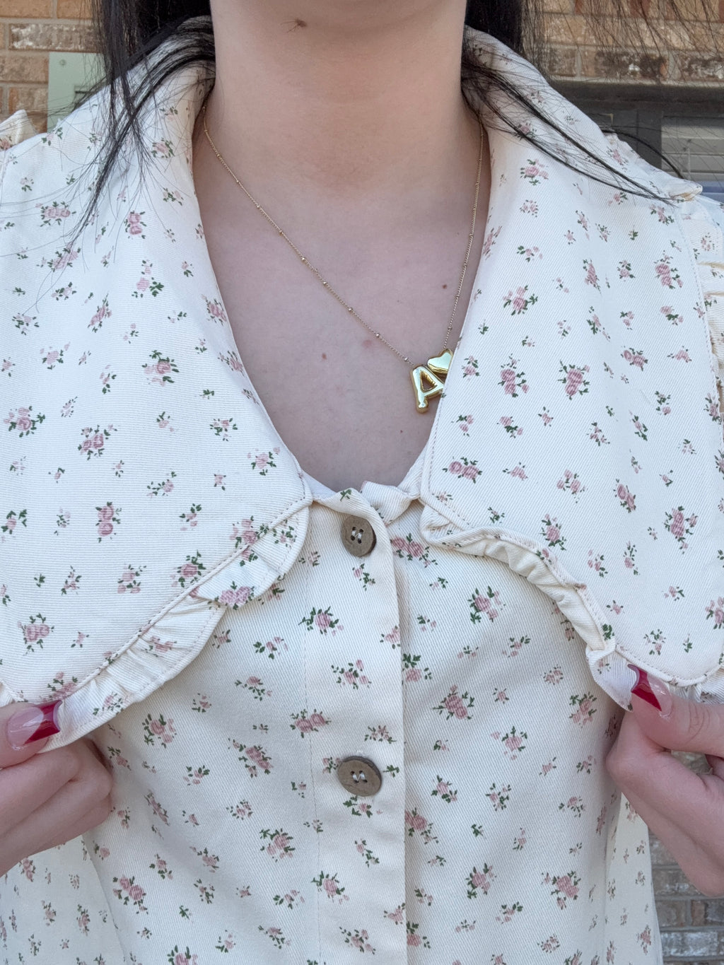 Oatmilk Garden Dress