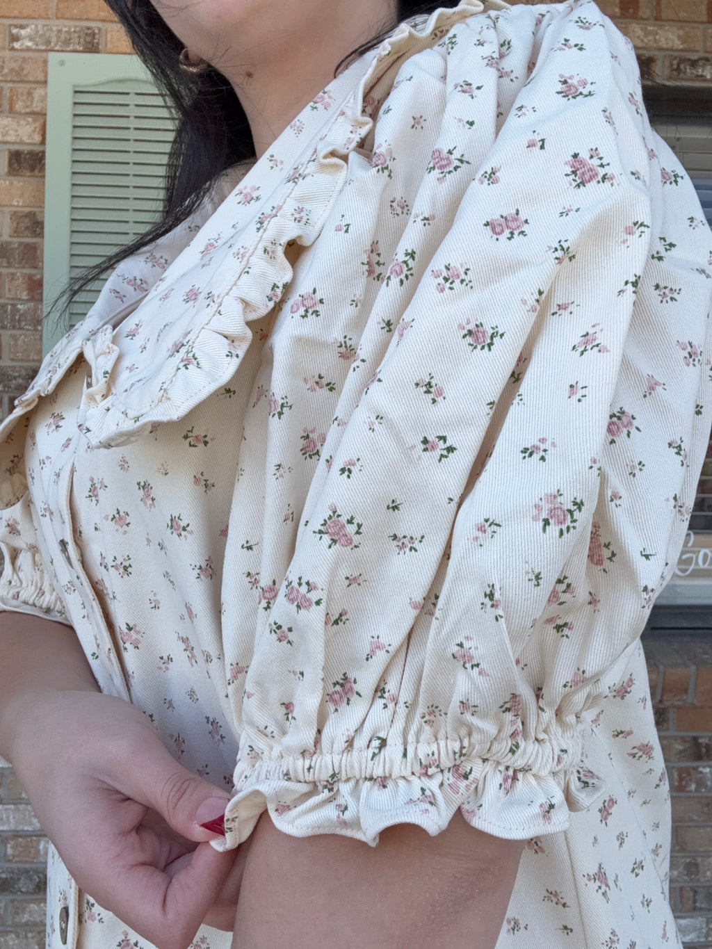 Oatmilk Garden Dress