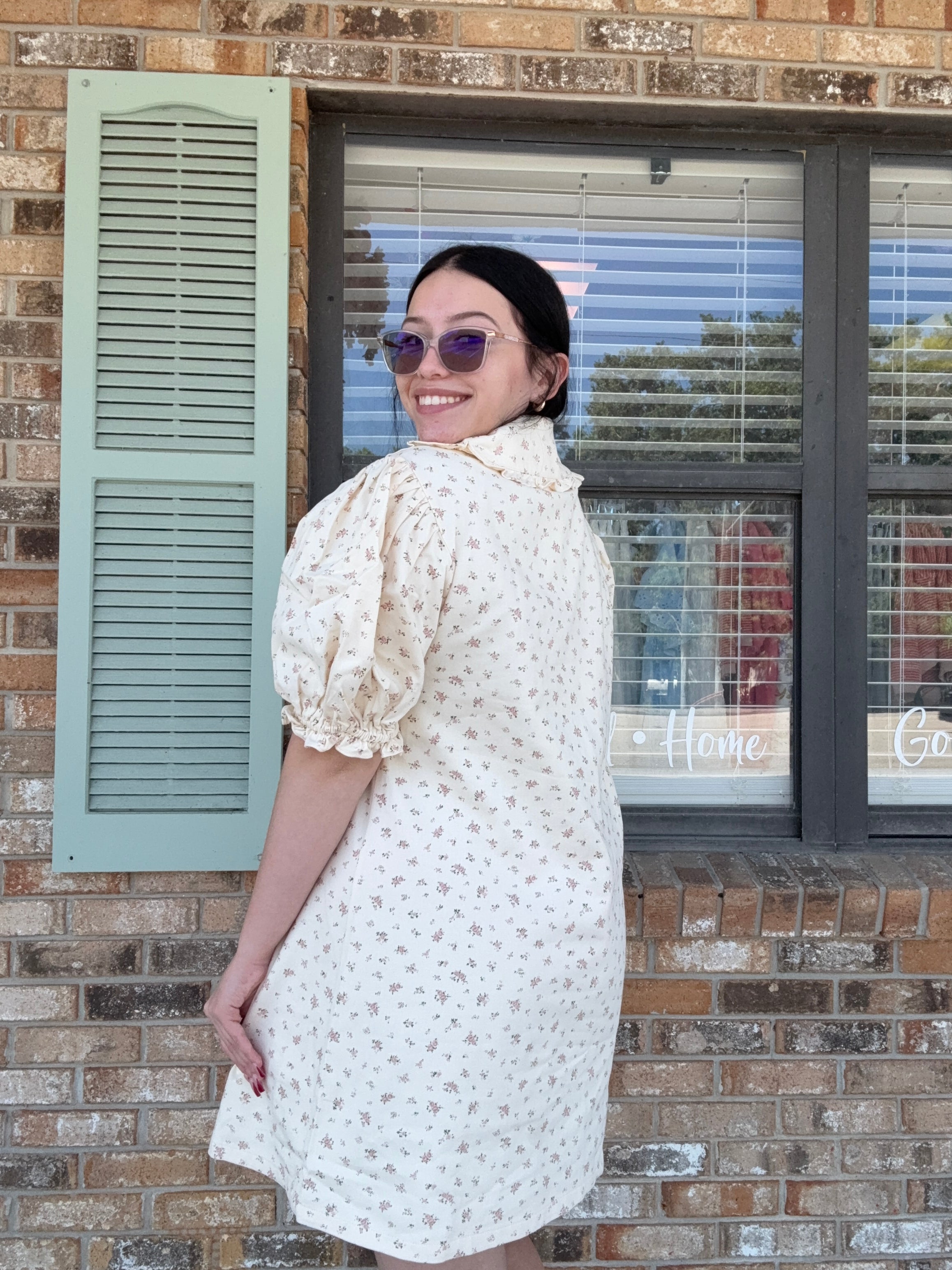 Oatmilk Garden Dress