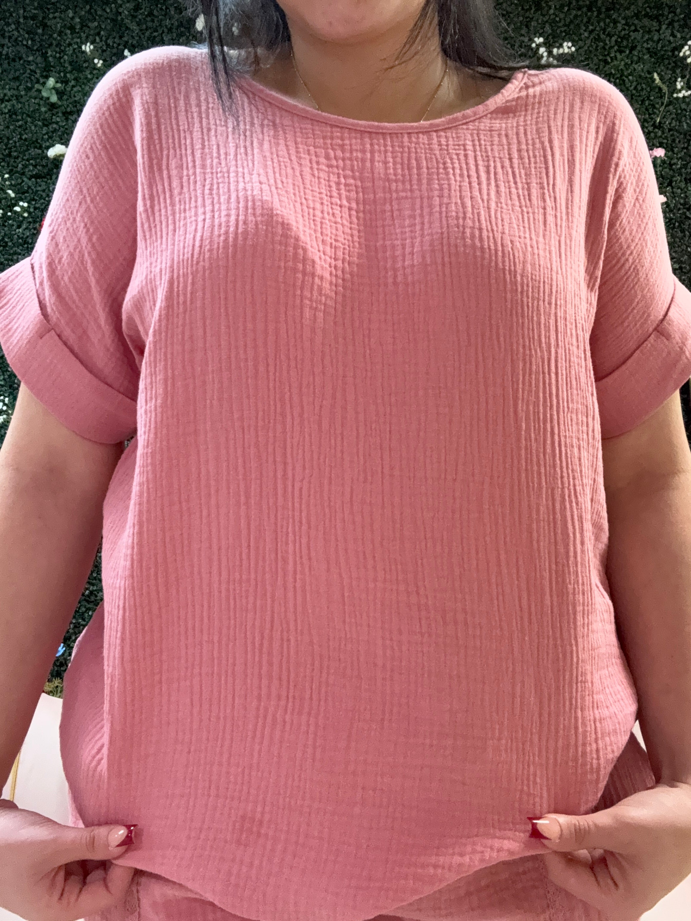 Rosewater Relaxed Top