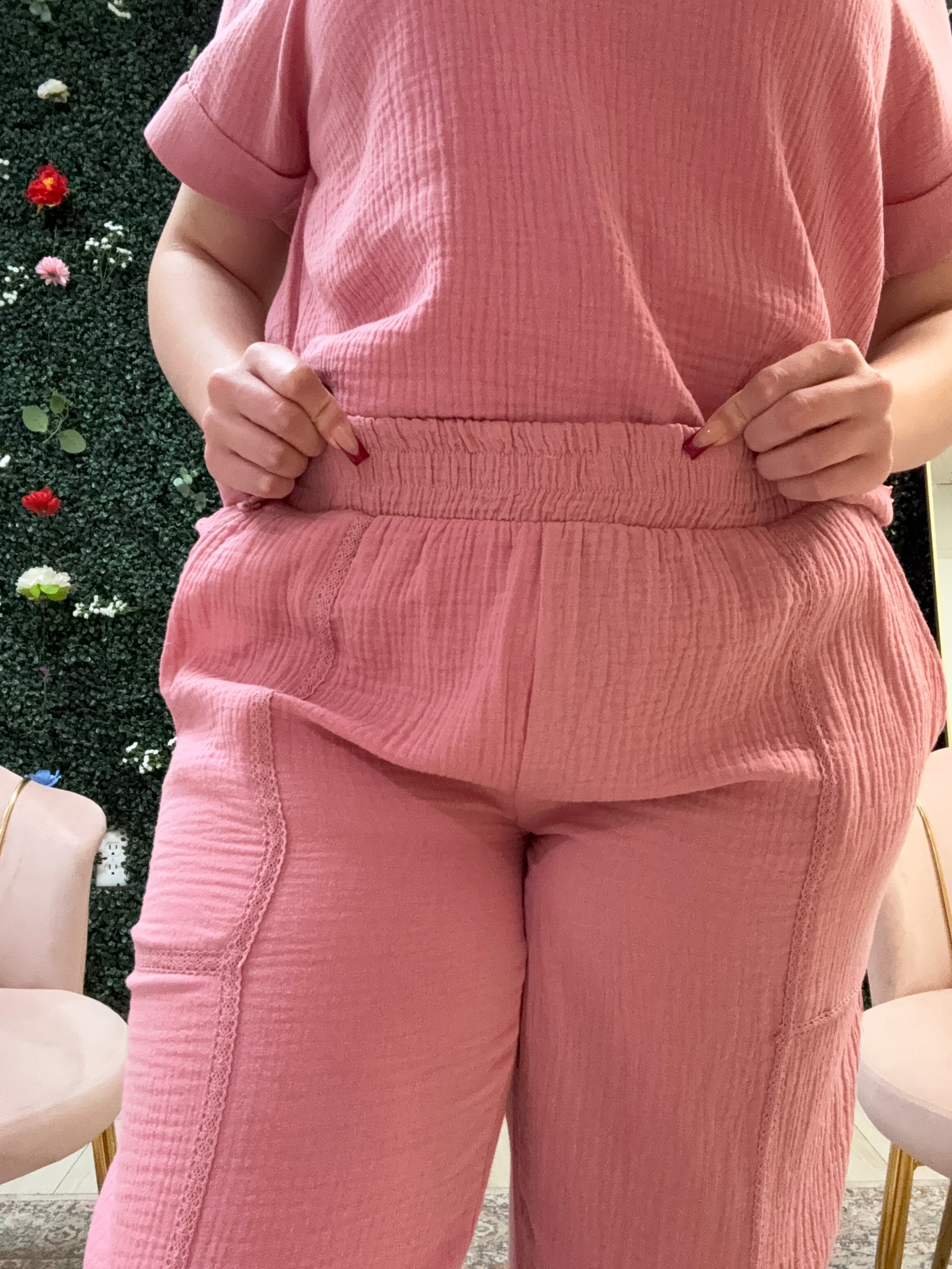 Rosewater Relaxed Pants